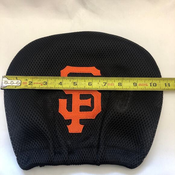 New 2pc MLB San Francisco Giants Car Truck Suv Embroidered Headrest‎ Covers Set - Picture 5 of 6